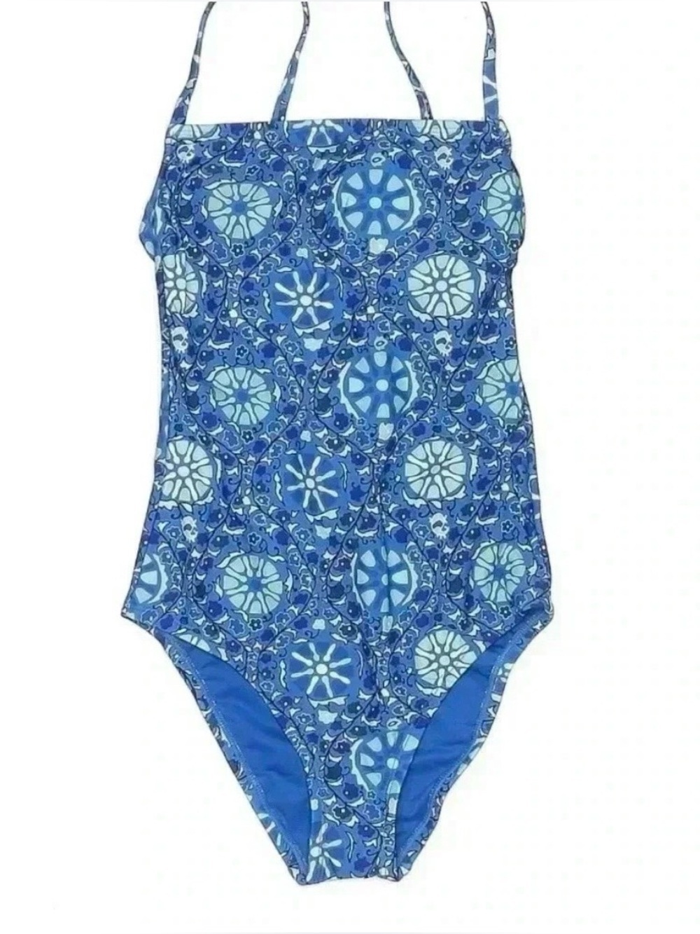 RHODE for Target Blue Zinnia Print One Piece Swimsuit Size Small NWT - Picture 2 of 7